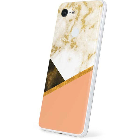 Colored Marble Google Pixel 3 Skin